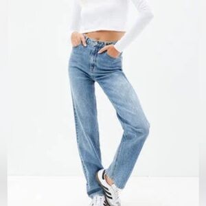 PacSun Stretch Dad Jeans Light Indigo